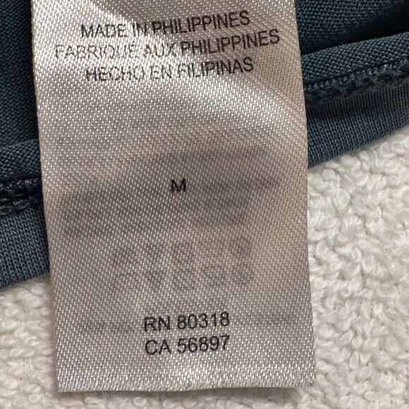 Lucky Brand Blue Ruffle Neck Long Sleeve Blouse Women’s Medium - Picture 5 of 8